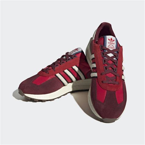 adidas Originals mens Retropy E5 Shoes, Black/Red, 9.5